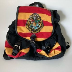 Harry Potter Hogwarts School of Witchcraft and Wizardry Emblem Knapsack Backpack